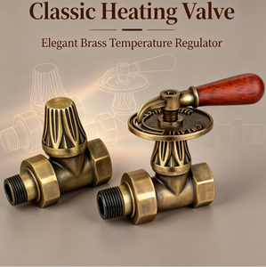 <span class=keywords><strong>Valvola</strong></span> di Controllo Radiatore in Ottone Artigianale Premium Stile Antico, Filettatura Esterna 1/2'' per Radiatori, <span class=keywords><strong>Valvola</strong></span> di Chiusura per Riscaldamento, Fornitura all'Ingrosso - Product Image 4