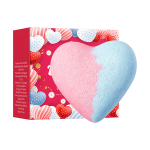 Bombes de bain effervescentes OEM personnalisées en forme de cœur pour un nettoyage en profondeur, coffret de luxe inclus, bio, pour usage domestique, relaxantes, vente en gros - Product Image 4