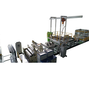 Ligne de production de machines d'extrusion de plaques et feuilles polymères personnalisées en HDPE, LLDPE, PVC, TPO, TPU avec extrudeuse à vis simple pour la granulation et la fabrication de fils - Product Image 5