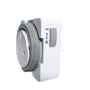 Timer Meccanico MLK Mini con Spina UK 13A, Ciclo 24 Ore, Presa Automatica per Elettrodomestici, Risparmio Energetico - Product Image 3