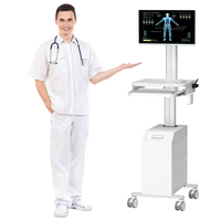 Chariot de travail mobile tout-en-un moderne, directement de l'usine, avec matériel médical pour hôpital, clinique et hôtel