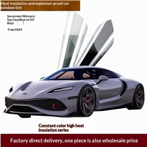 Film solaire haute isolation pour vitres de <span class=keywords><strong>voiture</strong></span>, couleur inaltérable, anti-explosion, anti-buée, protection UV, pare-brise avant, vitres latérales et arrière - Product Image 3