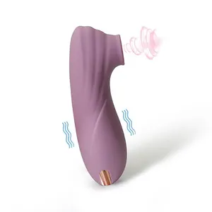 10 Kecepatan G Spot Vibrator Penghisap Penusuk Klitoris untuk Wanita Dewasa Mainan Seks Klitoris Vagina Puting Silikon Vibrator Penghisap