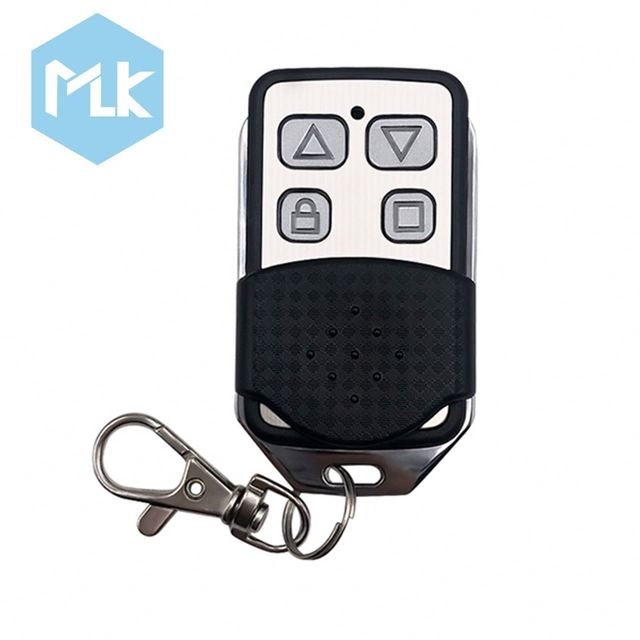 MLK 315mhz 433mhz Universal Gate Barrier Rolling Shutter Door Opener 12V Learning Code Wireless Remote Control