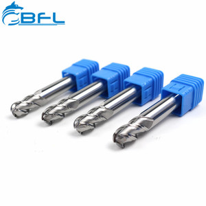 BFL Solid Carbide Ball Nose End Mill Cortadores <span class=keywords><strong>3</strong></span> Flauta Para O Processamento de Alumínio - Product Image 1