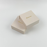 Boîtes d'emballage en papier recyclable pour bijoux, avec poches et collier à aimant noir, 20 pièces