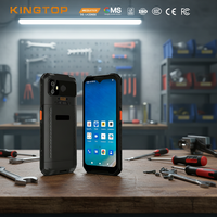 KINGTOP PDA portable robuste Android 12.0 avec scanner de codes-barres 1D 2D, écran tactile complet de 6,2 pouces, inventaire d'entrepôt disponible