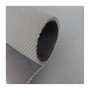 Hojas de tela de poliéster de neopreno negro de 3mm Tela en relieve con estampado floral de neopreno - Product Image 3