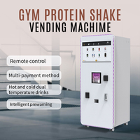 Distributeur automatique de boissons GS805 pour salle de sport, machine à shakes protéinés commerciale à écran tactile 27 pouces, vente directe usine
