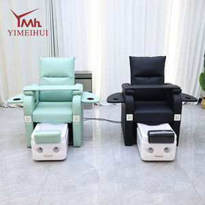 كرسي للعناية بالأظافر والقدمين مع حوض سبا للقدمين مُسخن ووسادة فاخرة من الفوم ذو الذاكرة بتصميم عصري لمعدات الصالونات ومراكز التجميل - Product Image 2