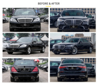 Kits de carrosserie complets W223 S450 pour Mercedes Classe S W221 (2006-2012) – Mise à niveau W221 vers W223 – Pare-chocs, capot et ailes 1:1 W223 S450