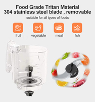 Robot culinaire pour bébé 300W avec grand panier vapeur, cuiseur vapeur monophasé, cuisson automatique, auto-nettoyant, stérilisant, sans BPA