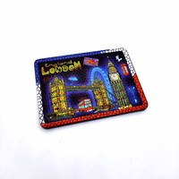 Aimant de réfrigérateur personnalisé en PVC unique pays science souvenir aimant de réfrigérateur impression 3d aimant de réfrigérateur