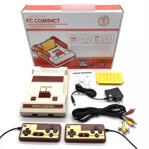 เครื่องเล่นวิดีโอเกมคลาสสิคย้อนยุค Fc Compact รุ่นขายดี พร้อมเกมในตัว 132 เกม คอนโทรลเลอร์ 2 ตัว ปลั๊ก US/ญี่ปุ่น รองรับการ์ด TF 8GB - Product Image 6