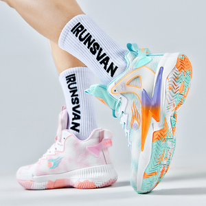 2024 High Quality Summer Running Sneakers Non-Slip Fashion High-Top Casual <strong>Basketball</strong> <strong>Shoes</strong> Men Women New Style <strong>Outdoor</strong> Sneakers - Product Image 1