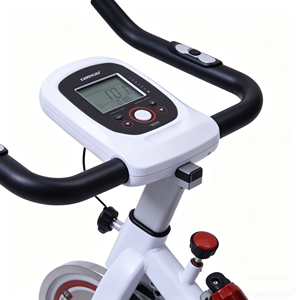 Vélo de spinning Home <span class=keywords><strong>Deluxe</strong></span> avec cadre en acier, écran LCD, capacité de charge de 120 kg, norme EN957, siège confortable, unisexe, pour exercices en salle de sport - Product Image 5