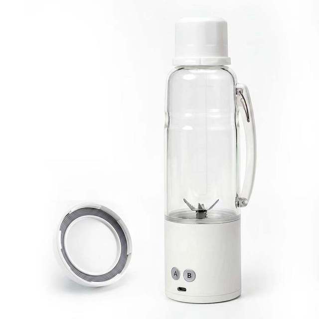 2026 Rechargeable Blender With Blade Cover ,Automatic and New Pulse Function,Travel Friendly Mini Mixer for Home, Office, Gym