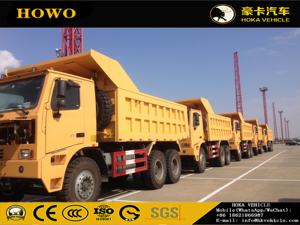 King HOWO — <span class=keywords><strong>camion</strong></span> <span class=keywords><strong>benne</strong></span> à basculer 75T, 6X4, 371hp, système de monte-charge HYVA et Transmission automatique, hors piste - Product Image 3
