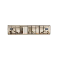 Maison préfabriquée Apple Pod de luxe, très demandée, avec cuisine et salle de bain, design personnalisé, fabriquée en Chine.