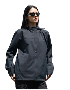 Fashion Spring New Double-sided Stand Collar Zipper Hooded Bomber <b>Jacket</b> Men Women High Quality Casual Outdoor Versatile Warm - Product Image 1