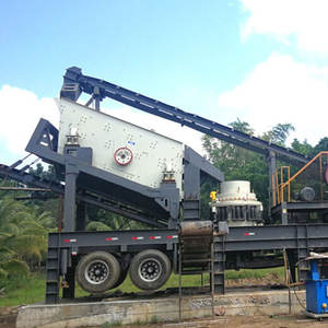 Fabricant de concasseurs à cône mobiles pour calcaire, installation de concassage à cône mobile à haut rendement pour déchets de béton - Product Image 1