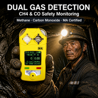 Monitor Gas Tambang Genggam CH4 Dengan Sensor Presisi Tinggi Impor dan Desain Chip Hemat Daya untuk Penggunaan Lapangan Jangka Panjang
