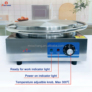 Crêpière électrique rotative en acier inoxydable antiadhésif 3000W, machine à crêpes et à pancakes automatique - Product Image 4