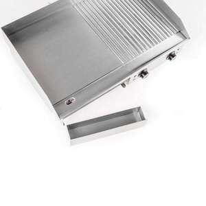 Piastra Elettrica Professionale 4.4KW in <span class=keywords><strong>Acciaio</strong></span> <span class=keywords><strong>Inox</strong></span> per Cucina Commerciale, Ideale per Steakhouse e BBQ - Product Image 5