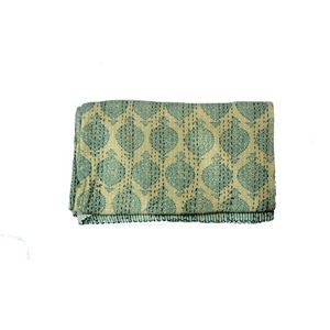 <b>Indian</b> Exporter's Supply Kantha & <b>Quilt</b> Handmade Printed Cotton Washable Soft Eco-Friendly Home Decor for Great Price - Product Image 1