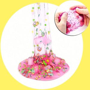 Clear Jelly Cube DIY <b>Slime</b> Kit Non-Toxic Plastic Elastic Non-Stick Plasticine for Kids Decompression Toys Unisex Gifts - Product Image 5