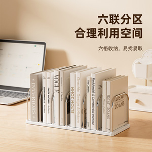 Desktop Bookshelf <b>Drawer</b> <b>Storage</b> <b>Box</b> 5 Layers Rectangle Office Organizer for Books and Files - Product Image 3