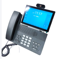 Nuevo Teléfono de Conferencia de Escritorio Maxcomm M39 con 4+32GB de Memoria, IP+PSTN/4G SIP, Tarjeta SIM VoIP, Identificador de Llamadas DTMF/FSK Inalámbrico Fijo