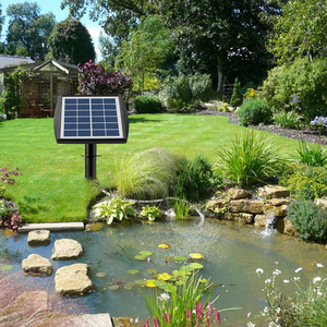 Pompe de fontaine à oxygène solaire avec pierres à bulles d'air avec Kit de pompe à Air à énergie solaire pour aquarium de jardin - Product Image 4