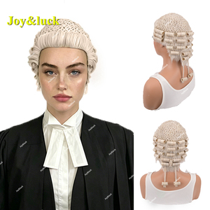 Peluca de Abogada Profesional para Mujer, Precio de Fábrica, 100% Hecha a Mano, de Alta Calidad, para Procuradora - Product Image 1