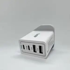 40W USB C Plug 4 porte veloce UK Dual Port PD adattatore di alimentazione + QC caricatore da muro