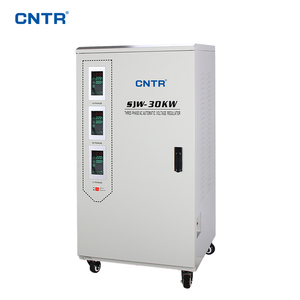 SJW 25KVA 30KW Estabilizador de voltaje Servo Tipo Trifásico AC 380V 400V 415V Regulador de voltaje automático AVR para eveladores, elevadores - Product Image 1