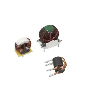 through hole toroidal common mode choke toroidal ferrite core inductor coil for line filter