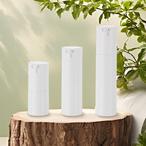 Vacuum Pump Bottle Plastic <strong>Cosmetic</strong> Packaging White Airless 15ml 30ml 50ml <strong>Eco</strong> Friendly USA - Product Image 3