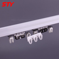 S Wave Curved Master Carrier Accessoires de pliage électroniques/numériques avec tringles à rideaux Type intelligent