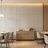 Série de panneaux muraux Skin Sensing au design moderne, panneaux muraux en charbon de bambou pour hôtel, imperméables et écologiques
