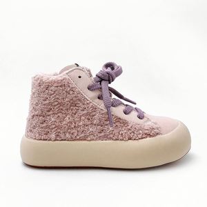 Colección de otoño y verano, venta al por mayor, zapatillas de deporte de cuero de diseñador personalizadas para niños y niñas, suela de goma ligera de lujo para niños - Product Image 1