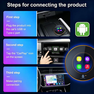 PlayAiBox per <span class=keywords><strong>BMW</strong></span> Android 15, Box AI Wireless <span class=keywords><strong>Carplay</strong></span> 8GB+128GB Qualcomm 6350 con GPS Integrato, Multimedia per Auto per YouTube e Netflix - Product Image 4