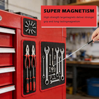 Ensemble de tapis magnétiques robustes pour outils, plateau magnétique pour mécaniciens, pour la réparation automobile et l'atelier de garage