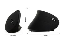 Souris optique 3D sans fil ergonomique 2,4 GHz avec LED, DPI réglable, 6 boutons, mode double, confort, rechargeable intégrée, USB