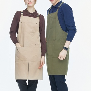 <span class=keywords><strong>Grembiuli</strong></span> da cucina in cotone da cucina con gamba divisa personalizzata CHANGRONG - Product Image 6