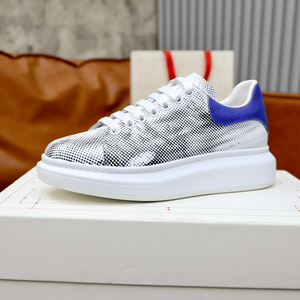 Zapatillas deportivas casuales con cordones y plataforma de suela gruesa con estampado de piel de serpiente para hombre Alexander - Product Image 2