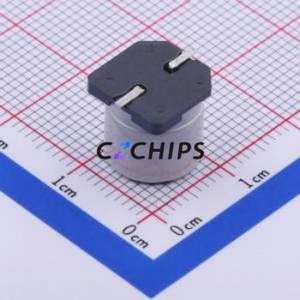 ตัวเก็บประจุอิเล็กโทรไลต์อะลูมิเนียมแบบ SMD รุ่น EEEHD1C471AP ขนาด D10xL10.2 มม. ความจุ 470uF 20% 16V 340mA-120Hz - Product Image 2