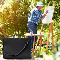 Tas Portofolio Seni Ringan Tahan Air, Tas Koleksi Studio untuk Karya Seni, Poster, Gambar Sketsa
