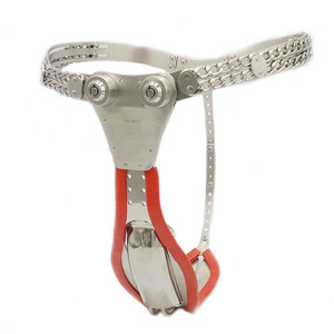 Ceinture de chasteté universelle en acier inoxydable <span class=keywords><strong>Heidi</strong></span> Factory avec pantalon de chasteté et sous-vêtements verrouillables, modèle HD-GJBZCD, jouets sexuels - Product Image 3