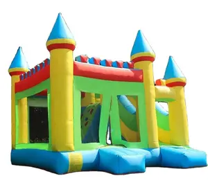 Thương mại Inflatable Bouncer Inflatable Moon Bounce nhà trượt nước Combo để bán Túi tùy chỉnh bên thiết lập lâu đài sinh nhật OEM